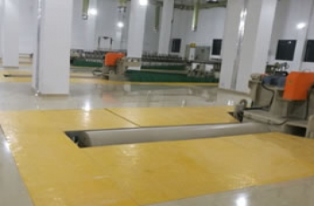 廣東深圳福田污水處理廠玻璃鋼格柵、蓋板安裝工程